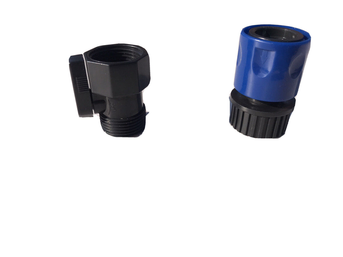 Expanding Hose on/off Valve with Female End Connector - The Lazee Camper